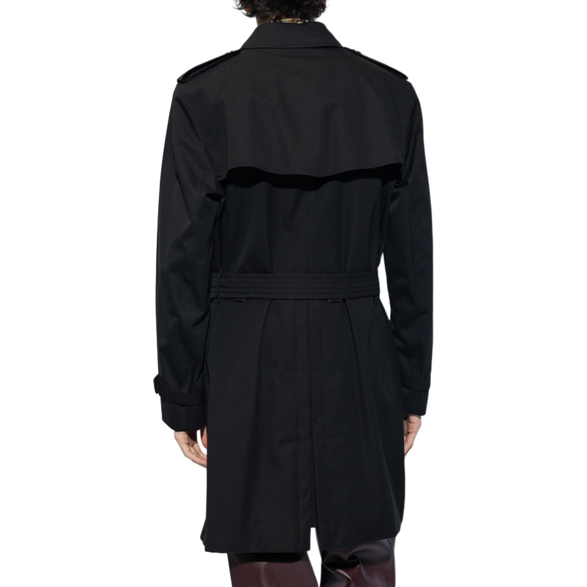 Пальто Burberry Double-Breasted Coat Black - изображение 3