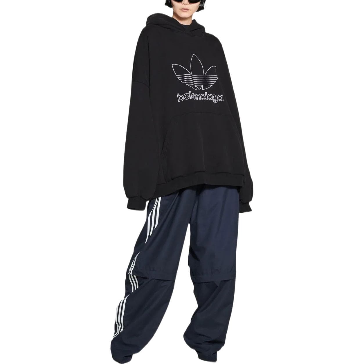 Худи Balenciaga x adidas SS23 Logo Hoodie - изображение 4