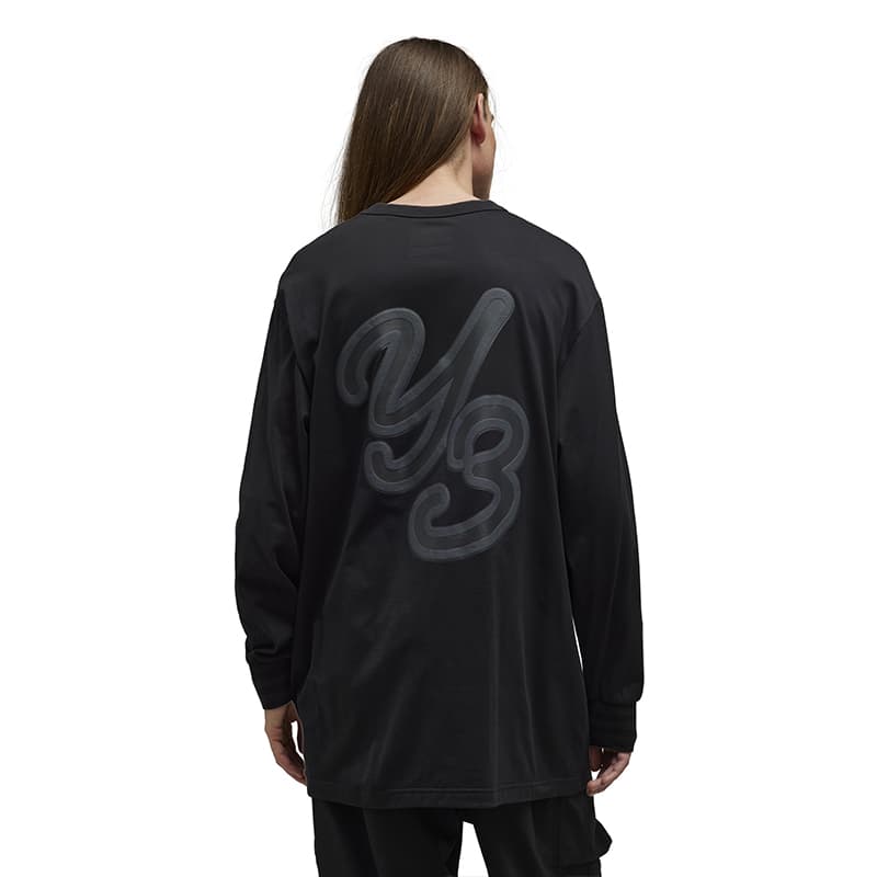 Футболка Y-3 GFX LS TEE LogoT - изображение 3