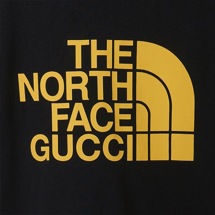 Футболка Gucci x The North Face Black Logo T-Shirt - изображение 6
