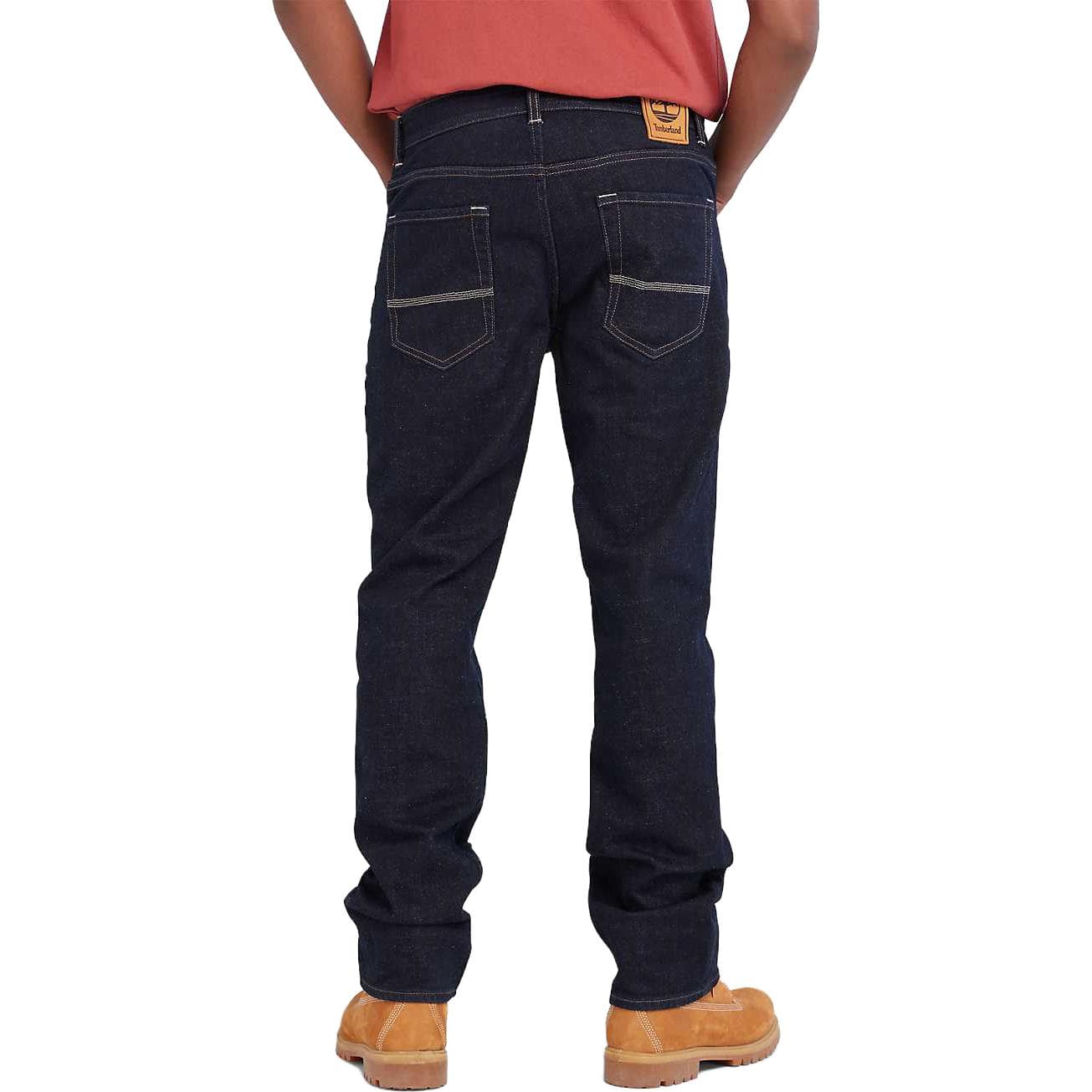 Штаны Timberland Stretch Straight-Fit Indigo Denim Pant - изображение 4