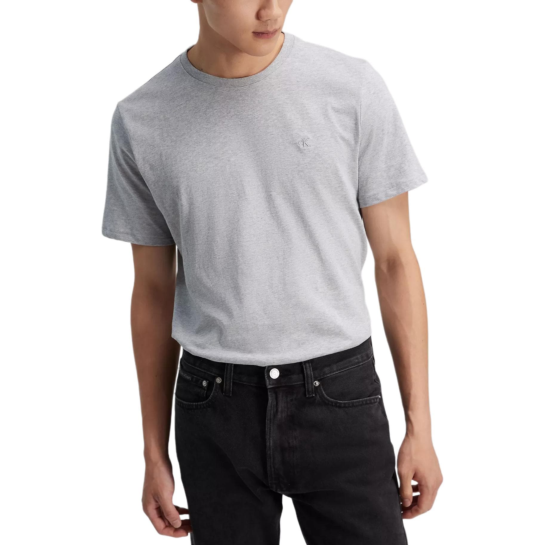 Футболка Calvin Klein T-рубашка мужская серая - изображение 3