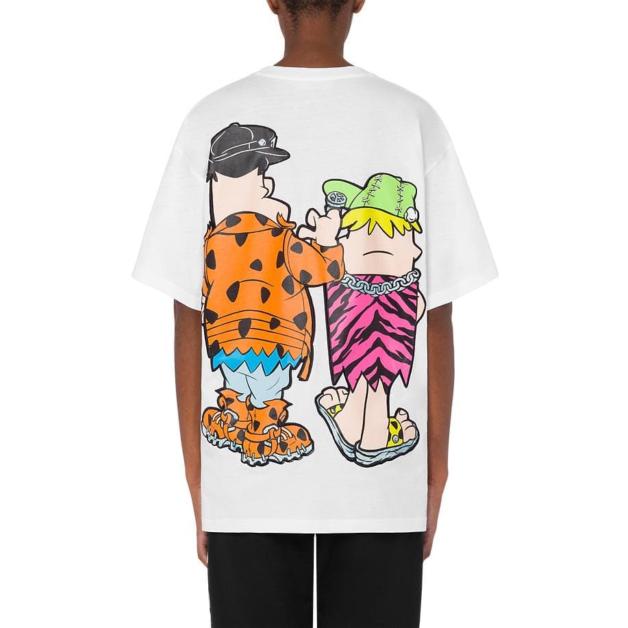 Футболка MOSCHINO x The Flintstones FW22 LogoT - изображение 3