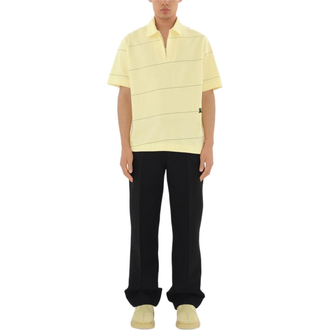 Поло Burberry Striped Cotton Polo Shirt Polo - изображение 3