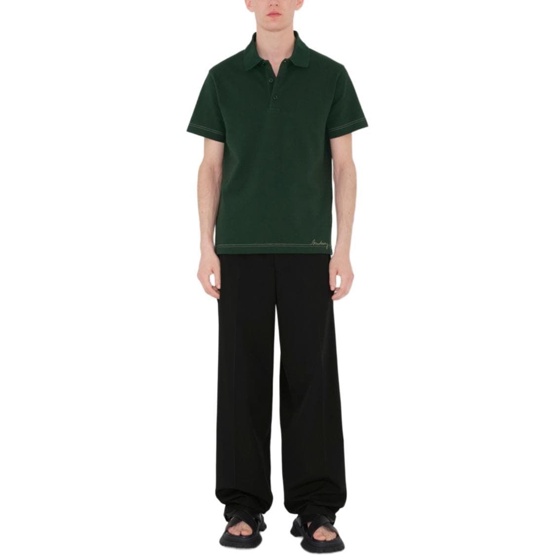 Поло Burberry Cotton Polo Shirt PoloPolo - изображение 2
