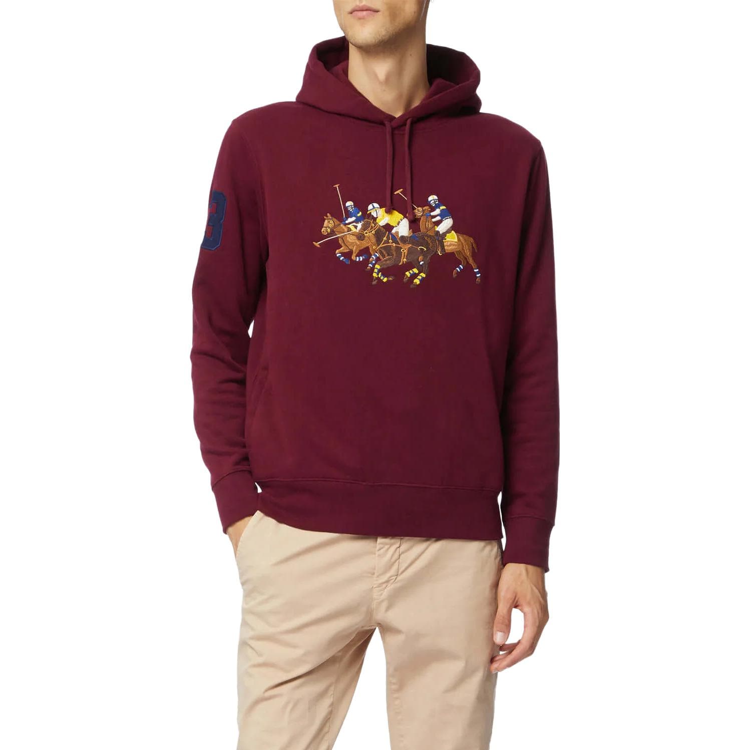 Худи Polo Ralph Lauren Hoodie Burgundy - изображение 9