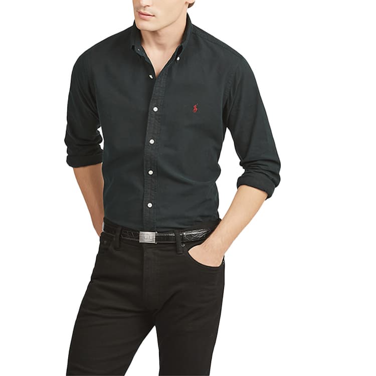 Рубашка Polo Ralph Lauren Oxford Shirt Black - изображение 4