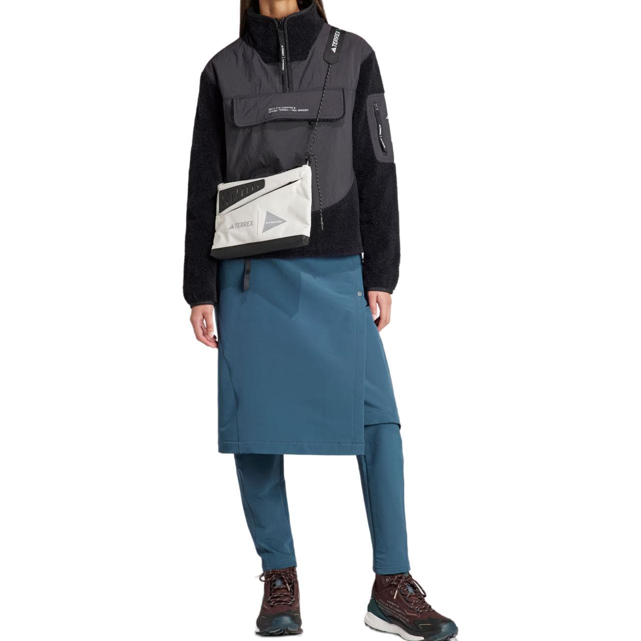 Худи adidas TERREX x and wander FW23 - изображение 5