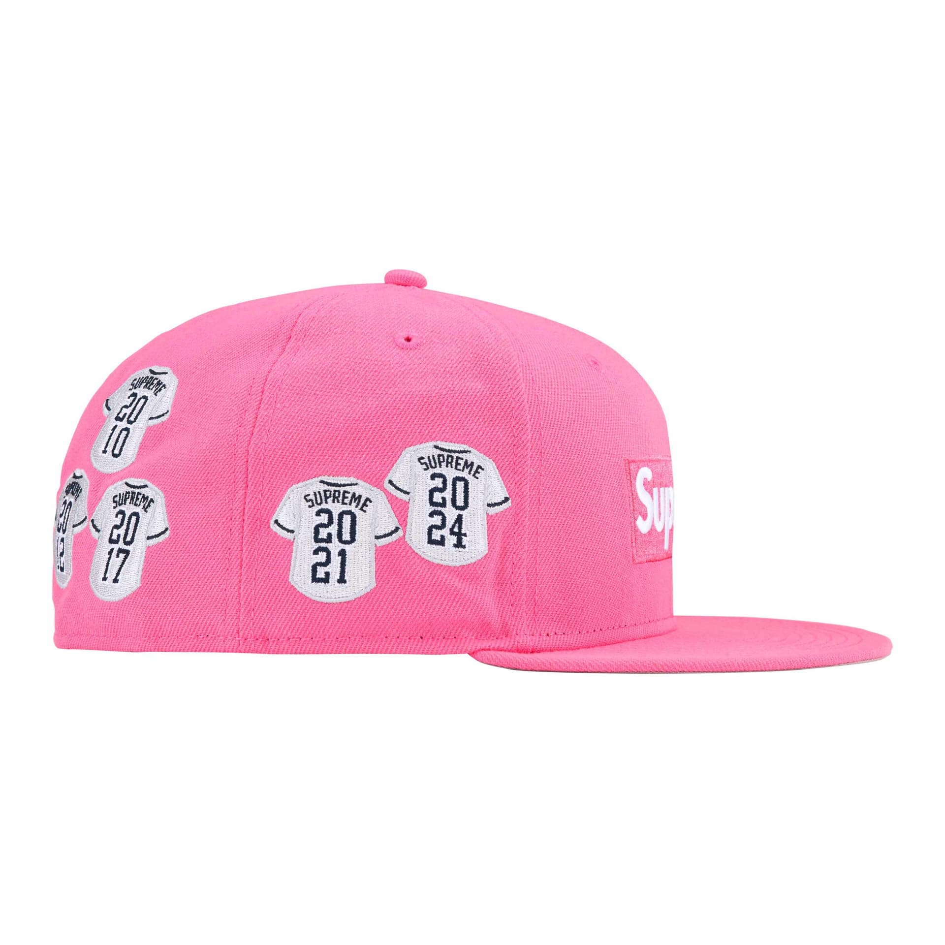 Кепка Supreme X New Era Кепки Унисекс Розовые - изображение 3