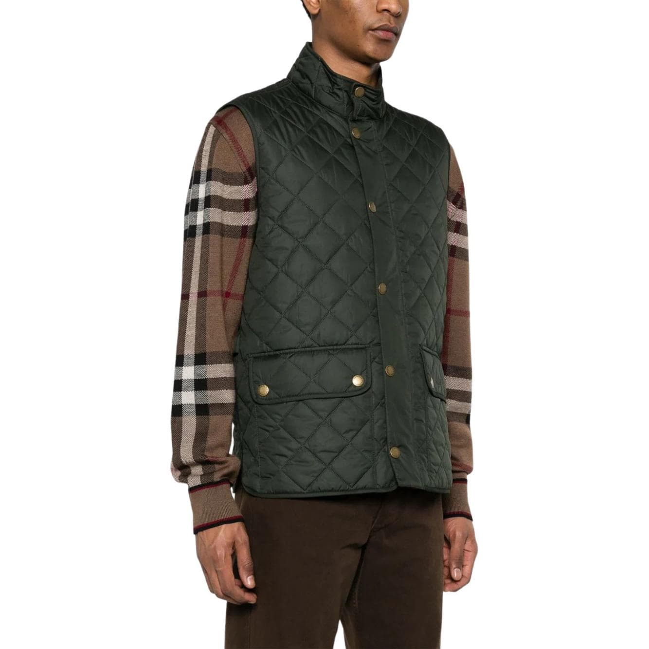 Жилет BARBOUR Зеленый Мужской Жилеты - изображение 4