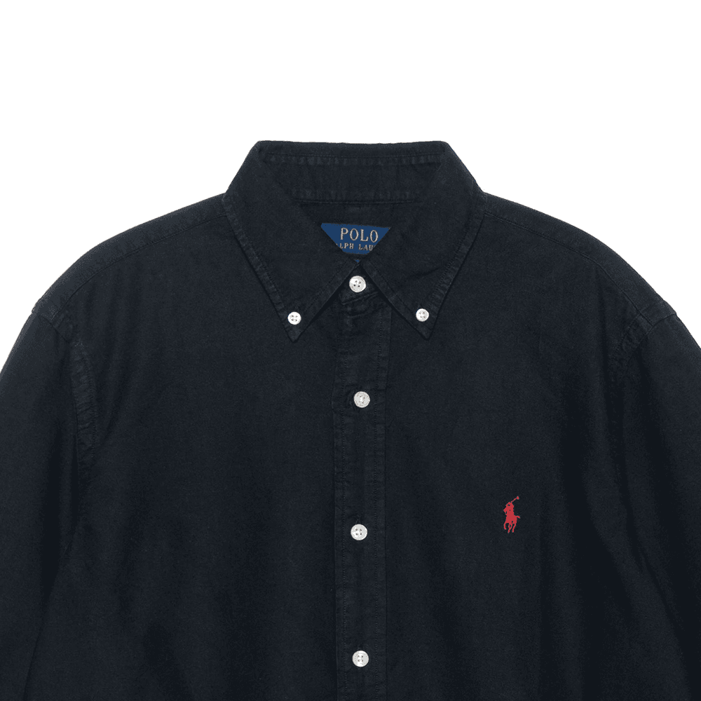 Рубашка Polo Ralph Lauren Oxford Shirt Black - изображение 12