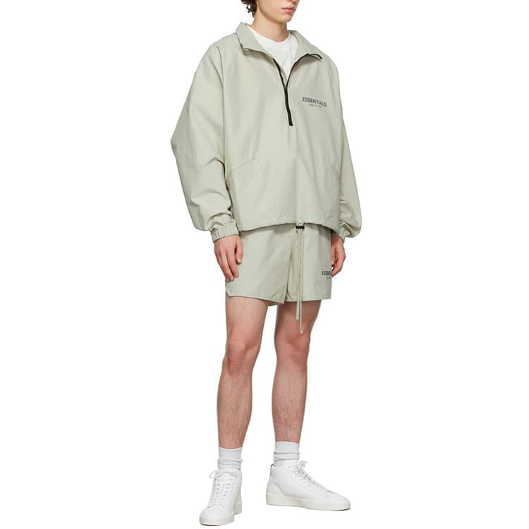 Шорты Fear of God Essentials Volley Shorts Green/Concrete - изображение 4