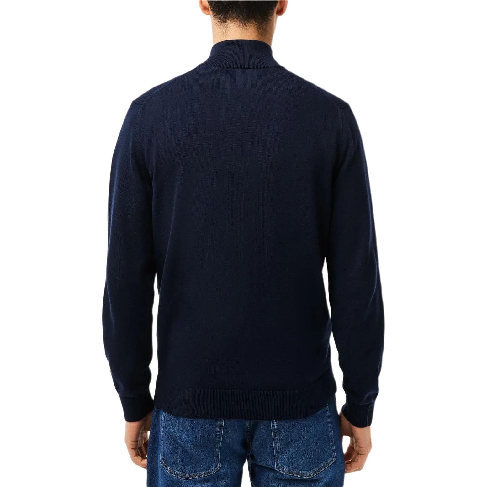 Кофта LACOSTE Stand-Up Collar Organic Cotton Zippered Sweater - изображение 4