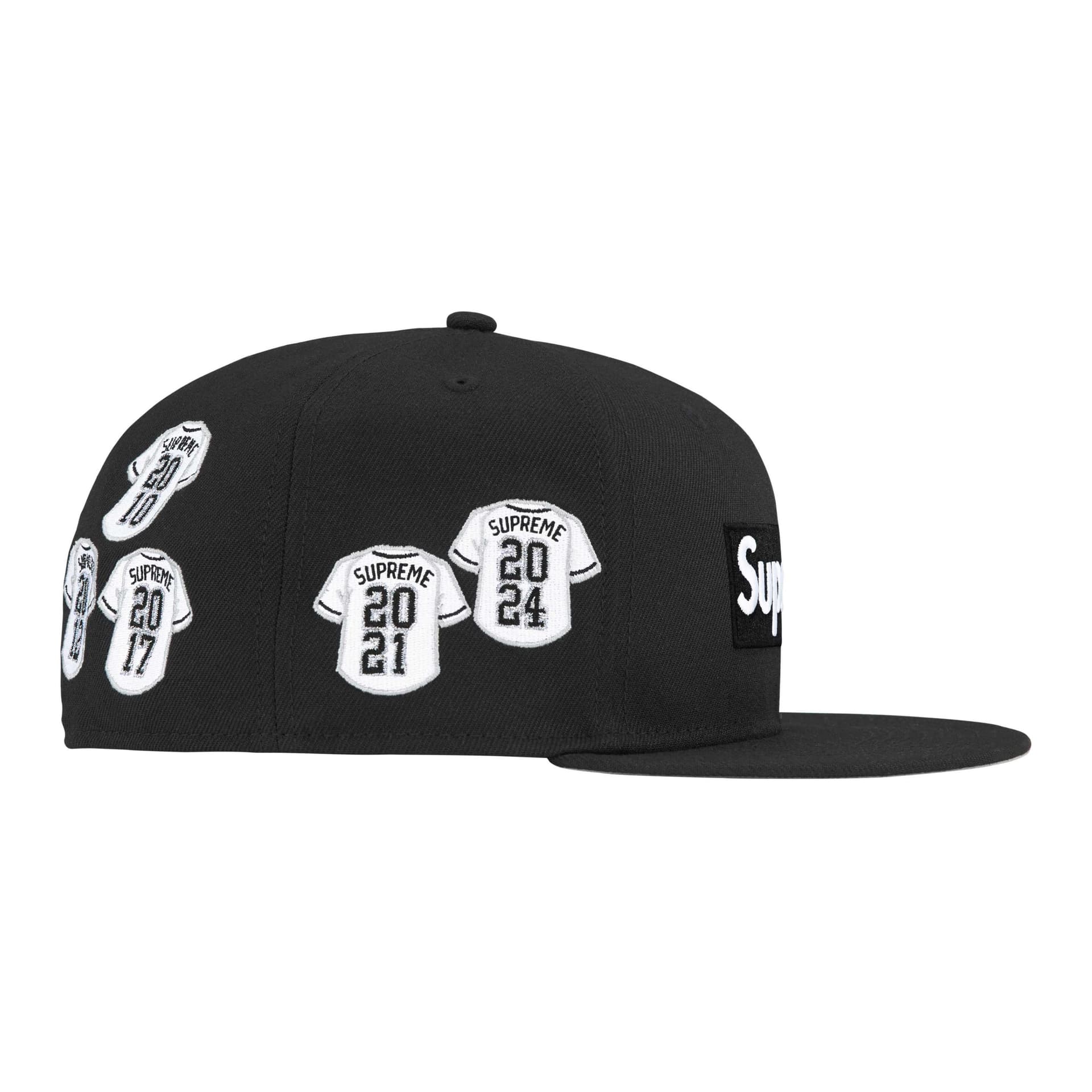 Кепка Supreme x new era Кепки Унисекс Черный - изображение 3