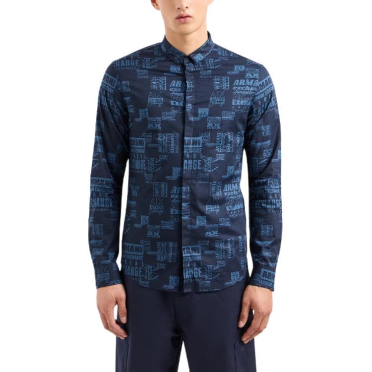 Рубашка ARMANI EXCHANGE SS24 Logo - изображение 2