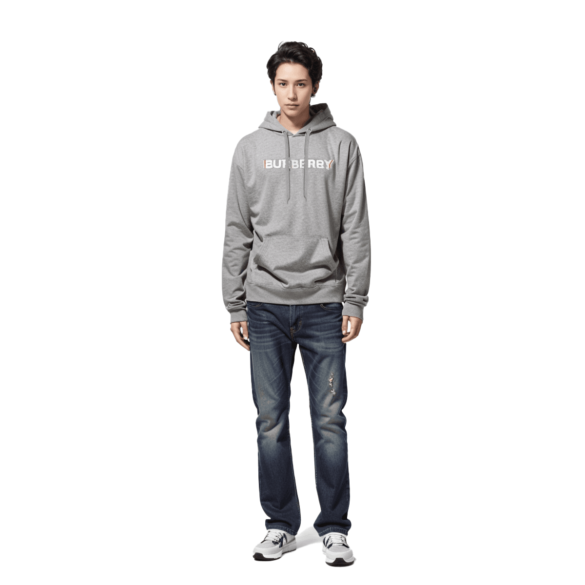Кофта Burberry SS22 Logo Crewneck Sweatshirt Grey - изображение 5