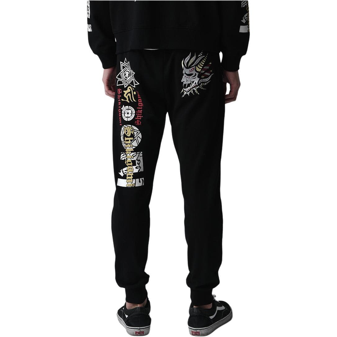 Штаны Onitsuka Tiger Bushin Embroidered Casual Pants Black - изображение 4