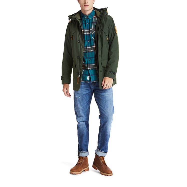 Куртка Timberland 3-in-1 Hooded Jacket Green - изображение 5
