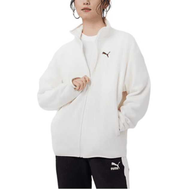 Куртка PUMA ESS POLARFLEECE JACKET logo - изображение 4