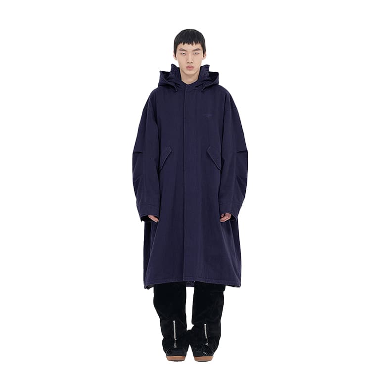 Пальто WE11DONE FW23 Logo Coat - изображение 3