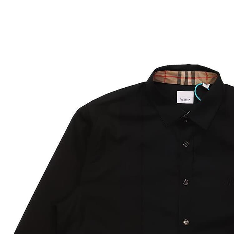 Кофта Burberry Classic Check Long Sleeve Shirt Black - изображение 4