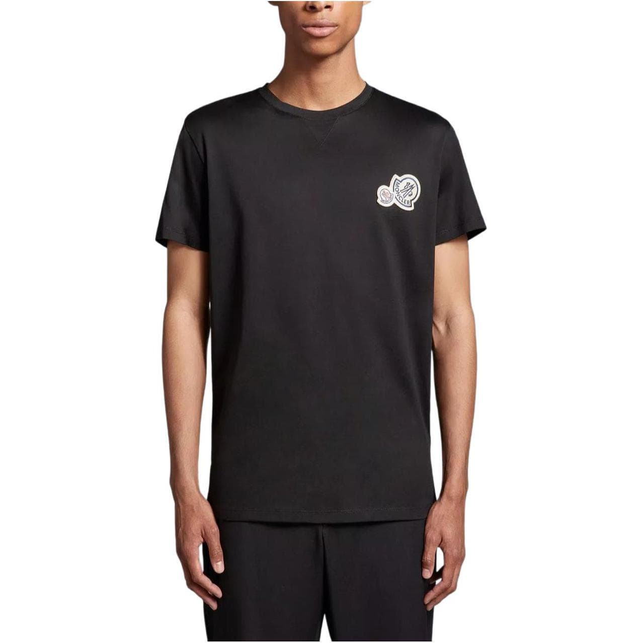 Футболка Moncler T-Shirt Black - изображение 3