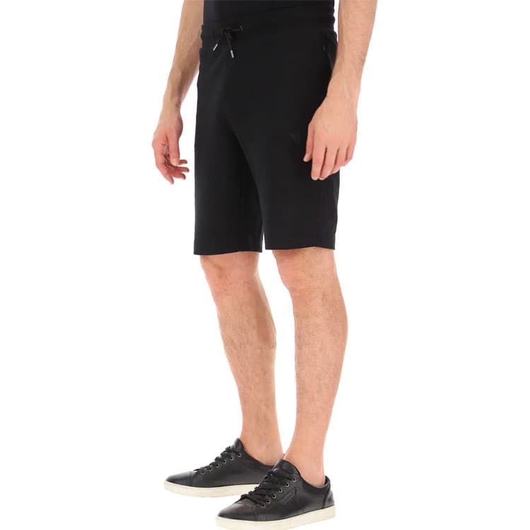 Шорты Emporio Armani SS21 Logo Drawstring Shorts Black - изображение 2