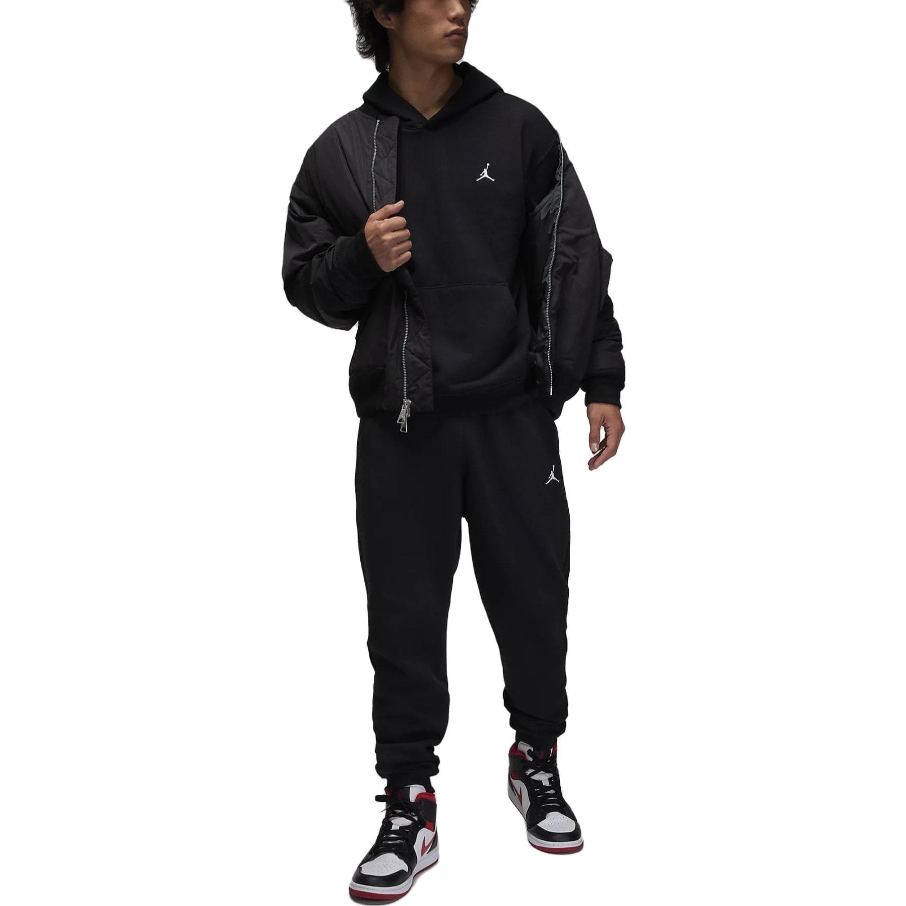 Худи Jordan Hoodie Black - изображение 3
