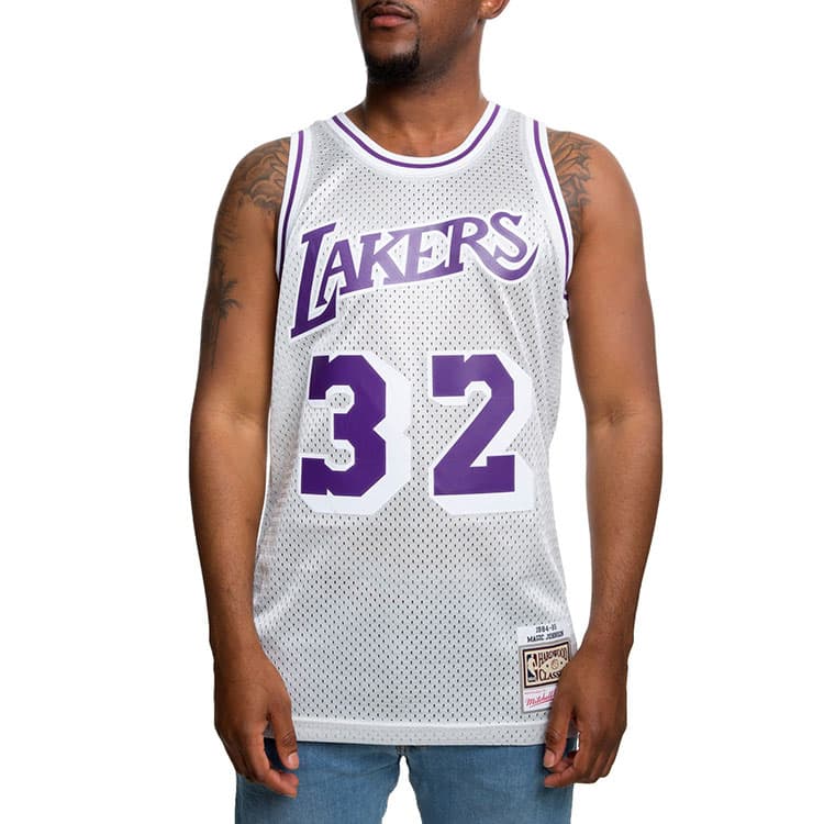 Баскетбольная майка Mitchell Ness NBA SW 84-85 32 - изображение 3