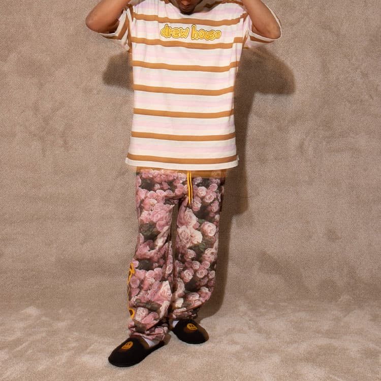 Футболка Drew House Cartoon Font Ss Tee Neapolitan Stripe T - изображение 4