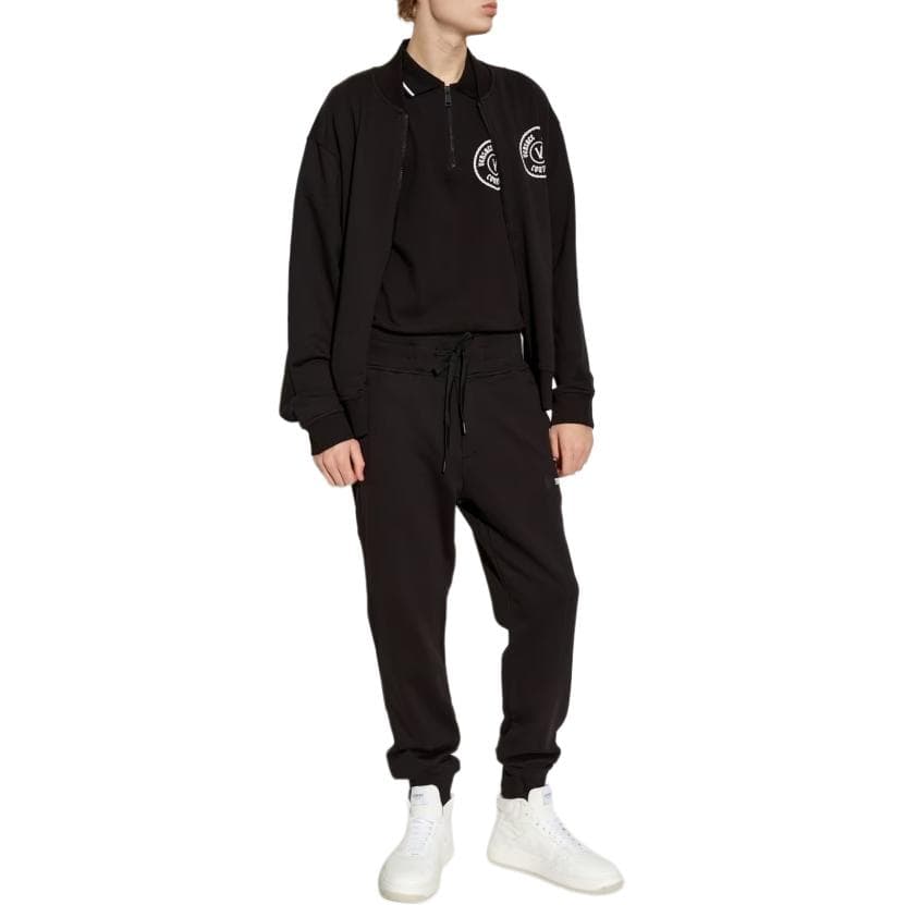 Штаны VERSACE JEANS COUTURE Повседневные брюки Мужские Черные - изображение 2