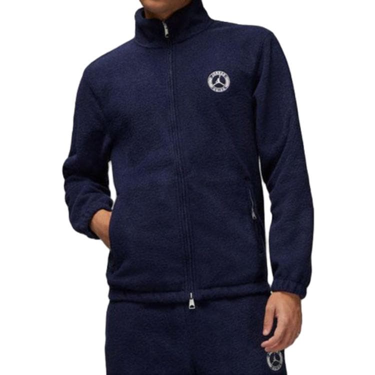 Куртка Jordan x UNION 23SS Wool Blend Zip Jacket Navy - изображение 3