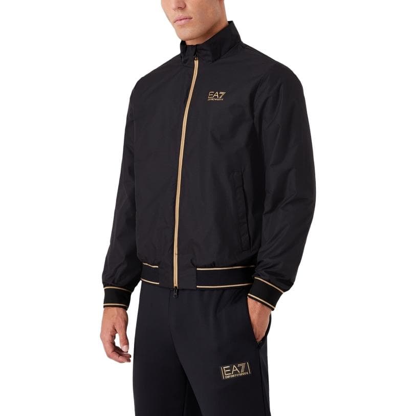 Куртка Emporio Armani EA7 FW23 Black Bomber Jacket - изображение 4