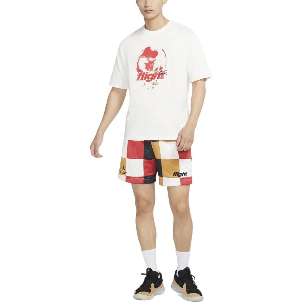 Шорты Jordan Loose Fit Plaid Colorblock Shorts - изображение 3
