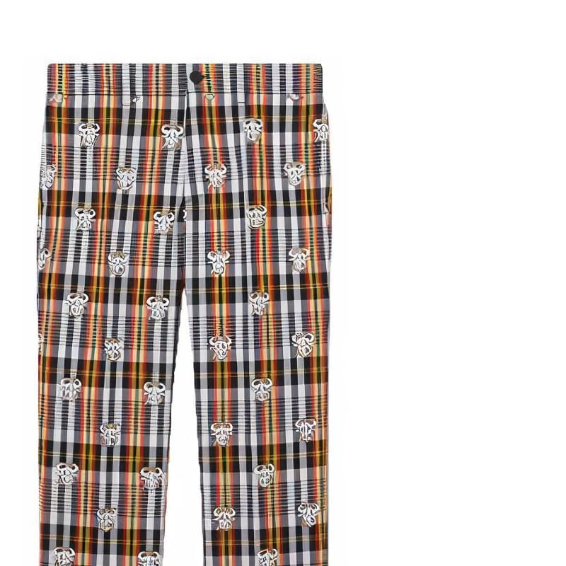 Штаны Burberry Monogram Motif Check - изображение 2