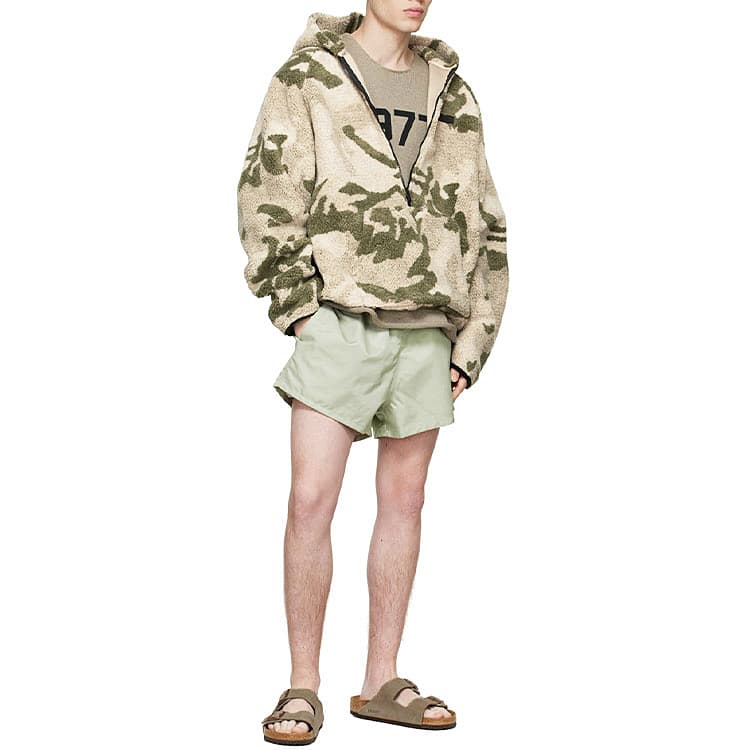 Шорты Fear of God Essentials Seafoam Nylon Shorts - изображение 3