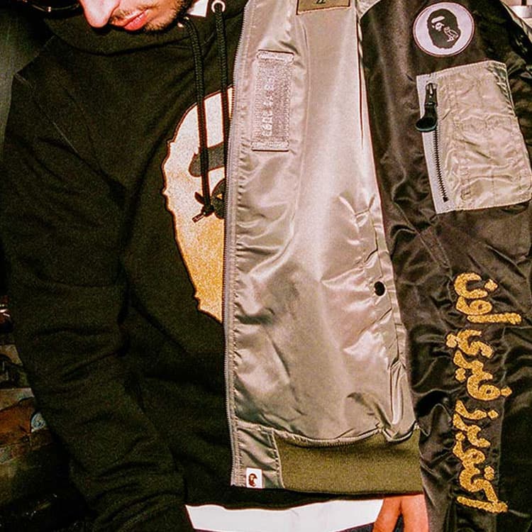 Куртка BAPE x Ovo FW22 Jacket Green - изображение 3