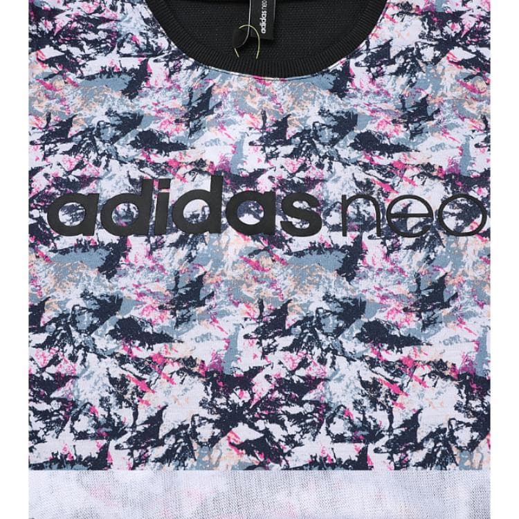 Футболка Adidas Neo Рукав с оторванным плечом T-рубашка Женская Черная - изображение 3