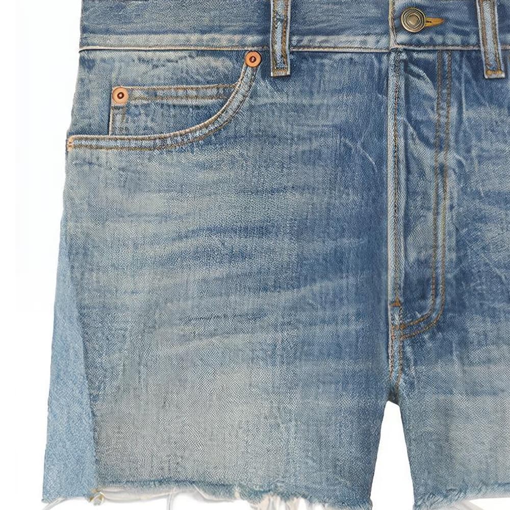 Джинсовые шорты Gucci Denim Shorts - изображение 7