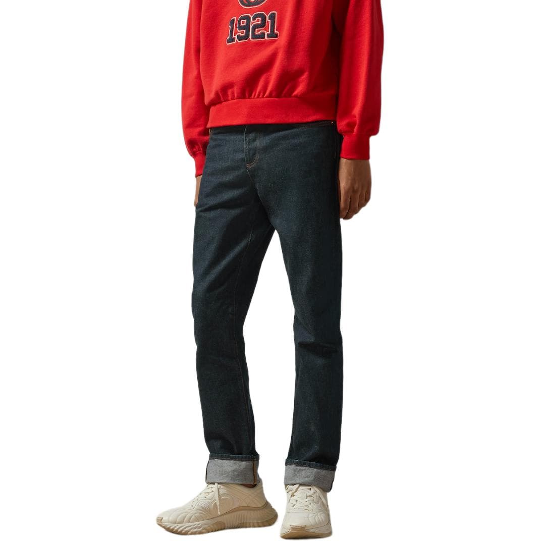 Штаны GUCCI Denim Pant With Horsebit - изображение 3