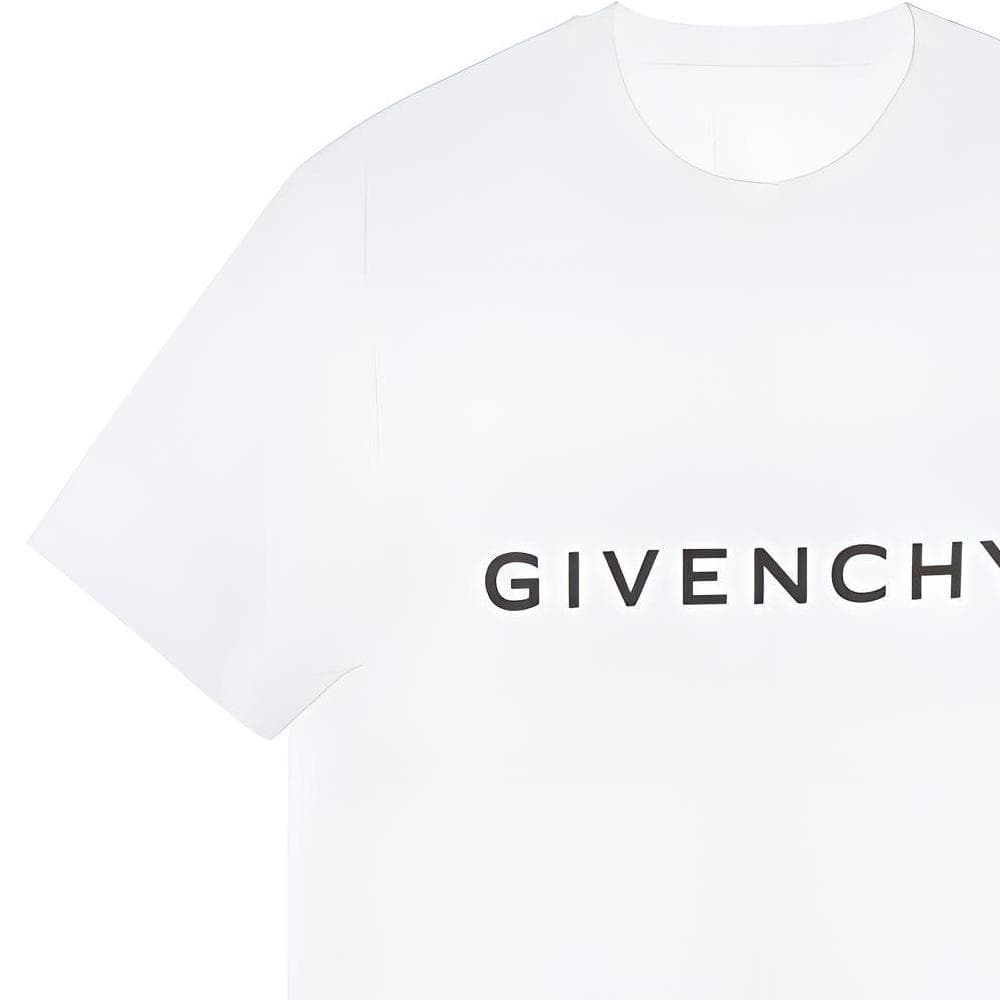 Футболка Givenchy FW22 Logo Print T-Shirt White - изображение 7
