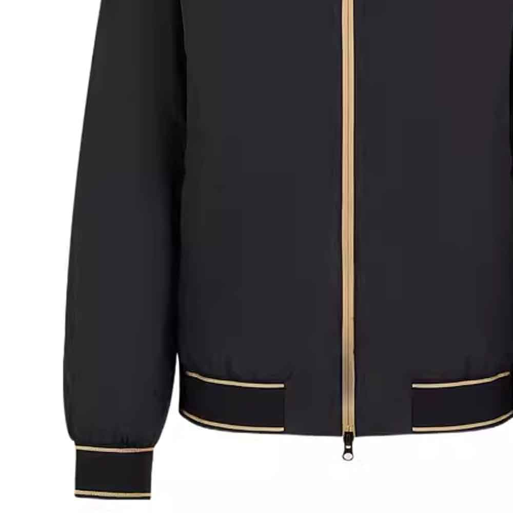 Куртка Emporio Armani EA7 FW23 Black Bomber Jacket - изображение 6