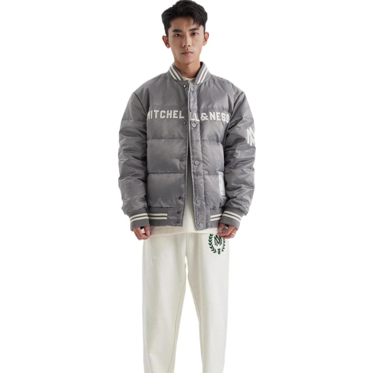 Зимняя куртка Mitchell Ness VLogo - изображение 3