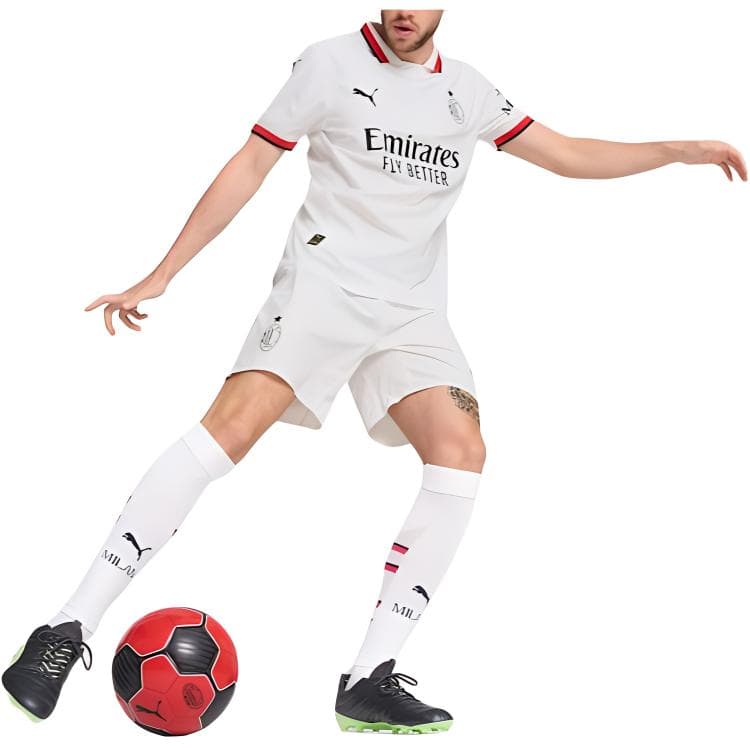 PUMA AC MILAN SS24 Футбол Джерси Мужской Белый - изображение 4