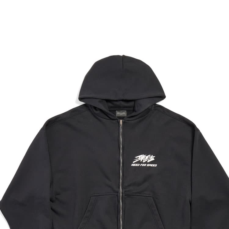 Худи Balenciaga x Need for Speed SS24 Hoodie Black - изображение 3