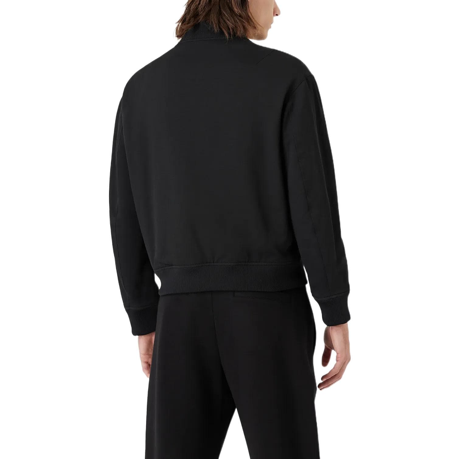 Куртка Emporio Armani FW22 Logo Zip Jacket Black - изображение 2