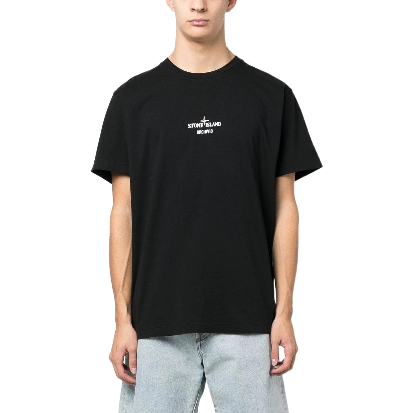 Футболка Stone Island SS23 T-Shirt Black - изображение 3