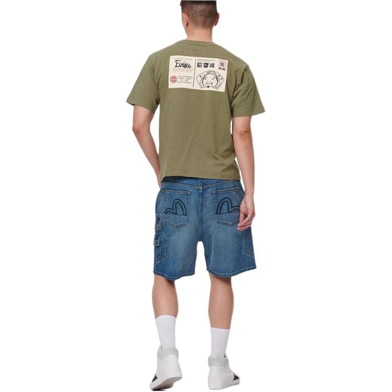 Джинсовые шорты EVISU Denim Shorts - изображение 4