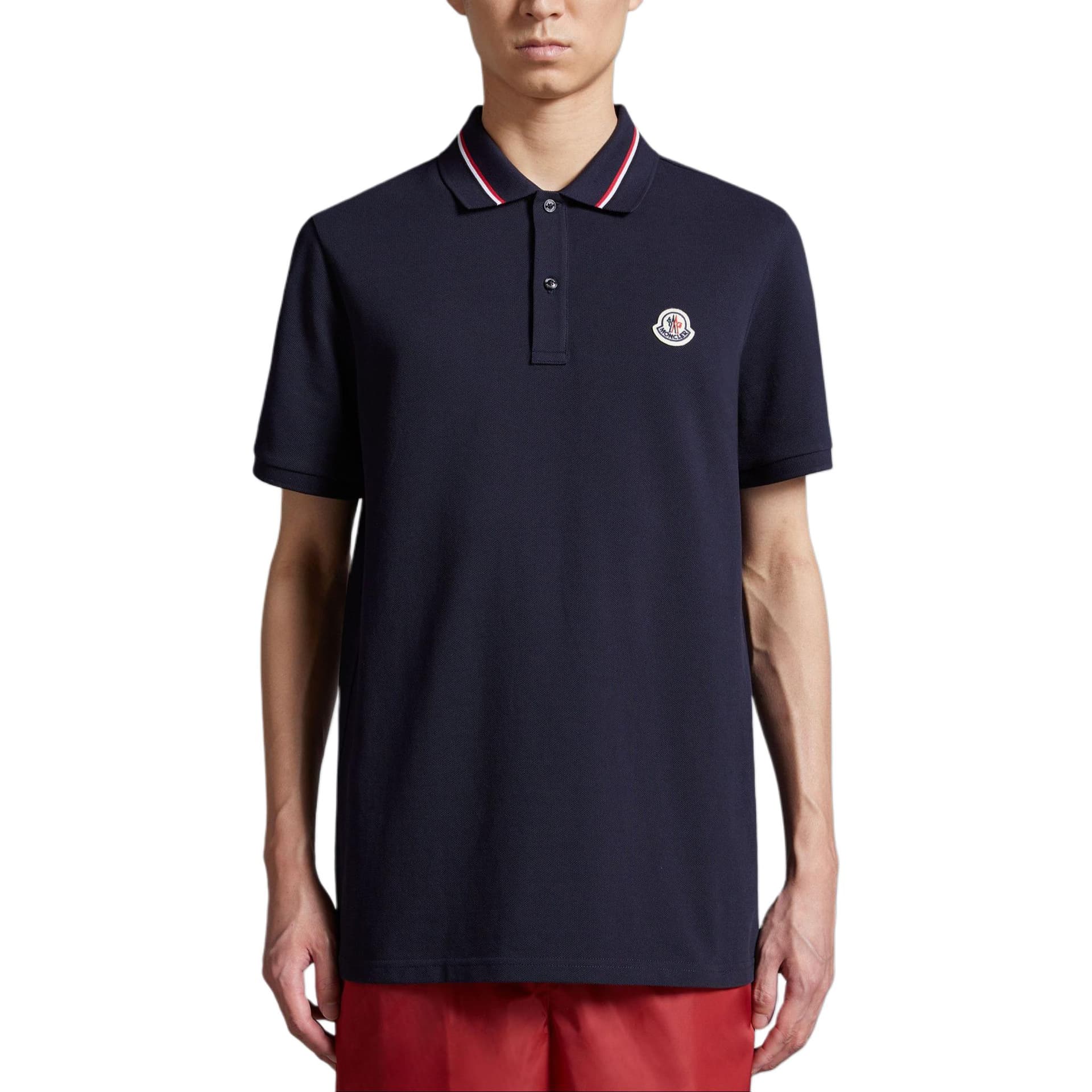 Поло Moncler Polo Shirt Navy - изображение 2
