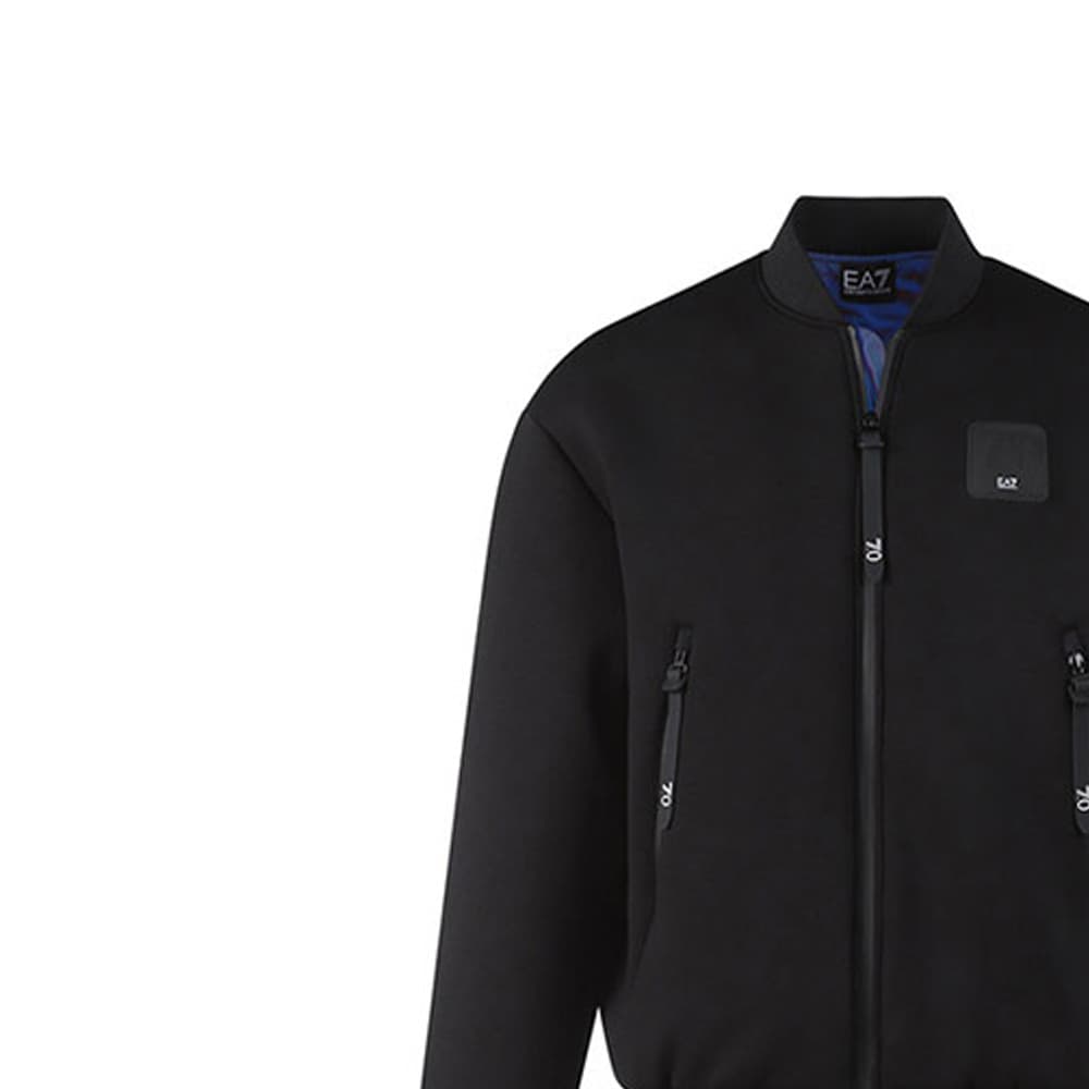 Зимняя куртка пуховик Emporio Armani EA7 Eagle Logo Cotton Jacket - изображение 5